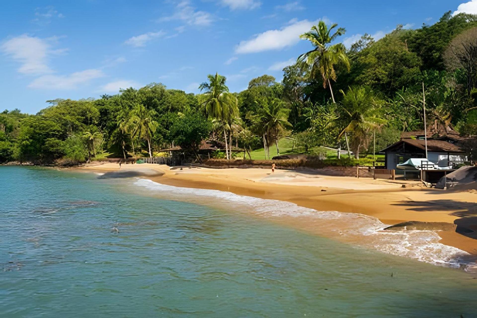 Linda Casa C/ Vista Pro Mar Na Praia Grande Em Paraty Araquari Exterior foto